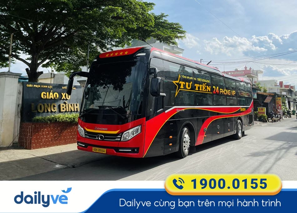 Nhà xe Tư Tiến từ Biên Hòa đi Tiền Giang