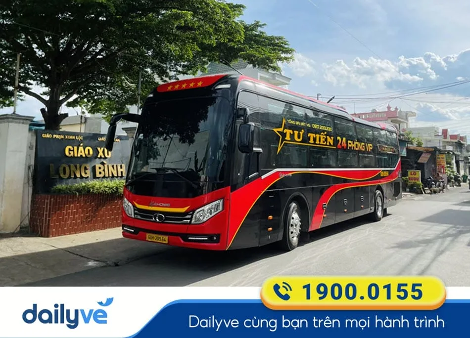 Nhà xe Tư Tiến từ Biên Hòa đi Tiền Giang