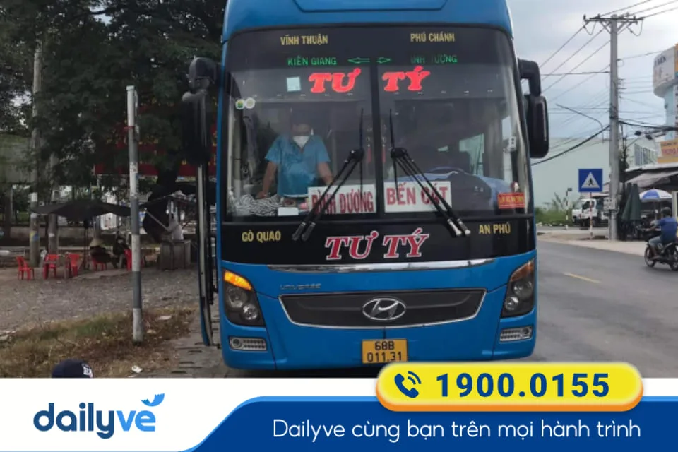 Nhà xe Tư Tý từ Kiên Giang đi Bình Dương