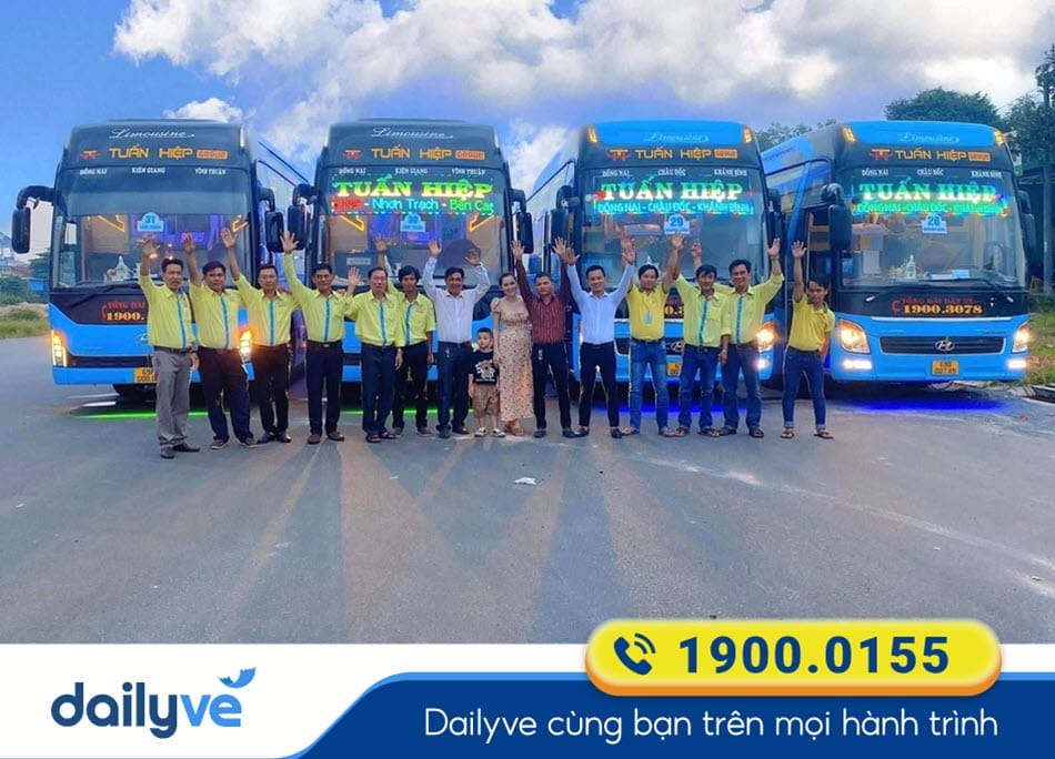 Nhà xe Tuấn Hiệp đi Bình Dương từ Cà Mau