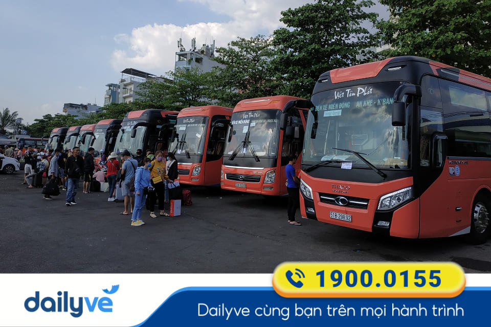 Nhà xe Việt Tấn Phát từ Sài Gòn đi Kbang