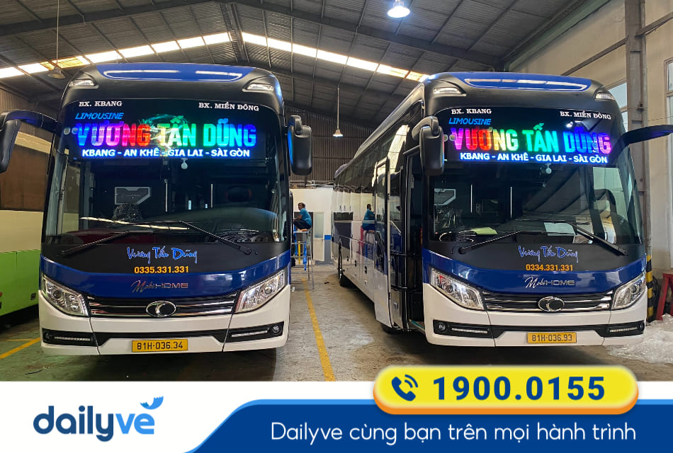 Nhà xe Vương Tấn Dũng từ Đắk Nông đi Sài Gòn