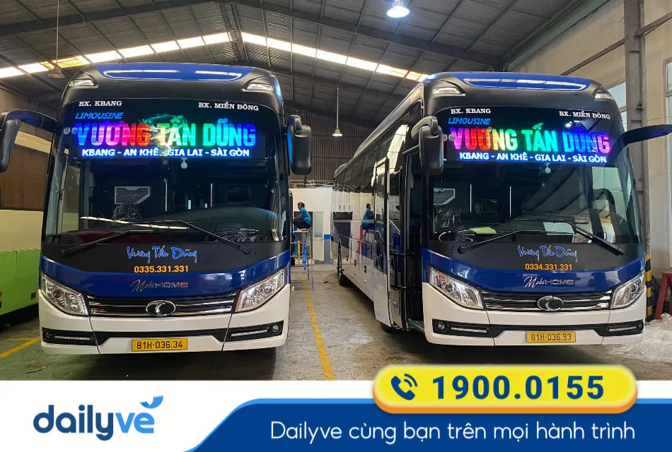 Nhà xe Vương Tấn Dũng từ Đắk Nông đi Sài Gòn
