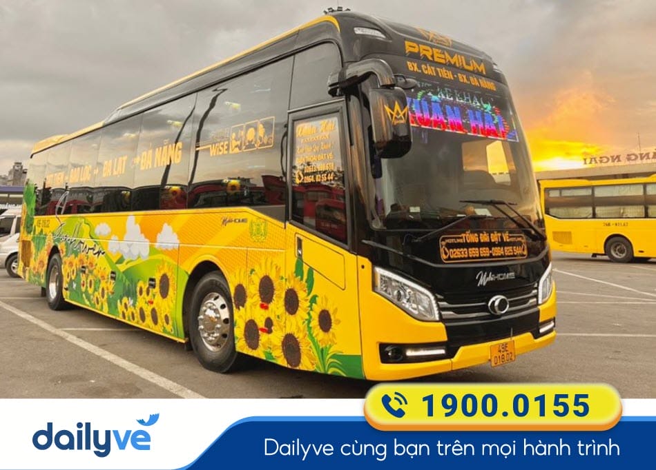 Nhà xe Xuân Hải từ Quy Nhơn đi Đà Lạt