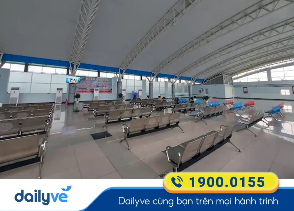 Phòng chờ dành cho khách tại nhà Ga Sân bay Rạch Giá