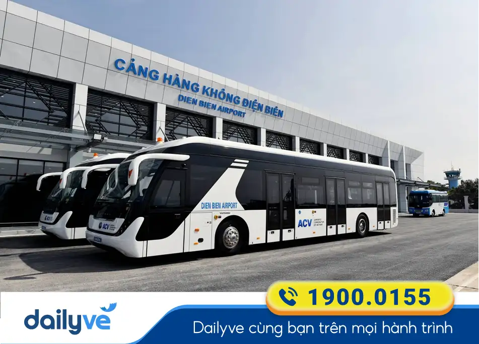 Phương tiện đưa đón khách Sân bay Điện Biên Phủ