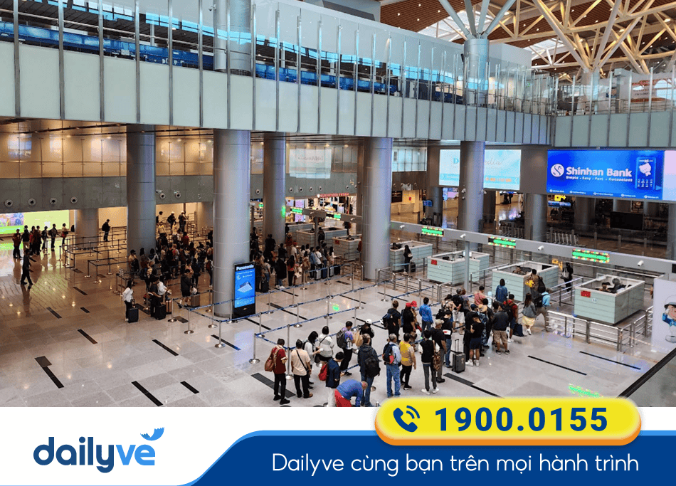 Quầy check-in tại Sân bay Đà Nẵng