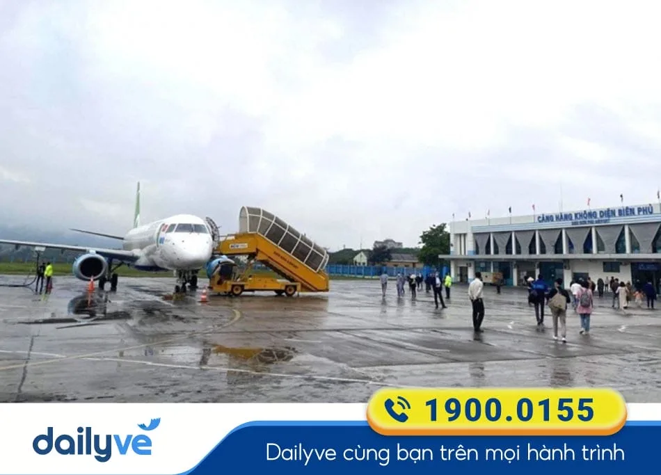 Sân đỗ máy bay tại Sân bay Điện Biên Phủ