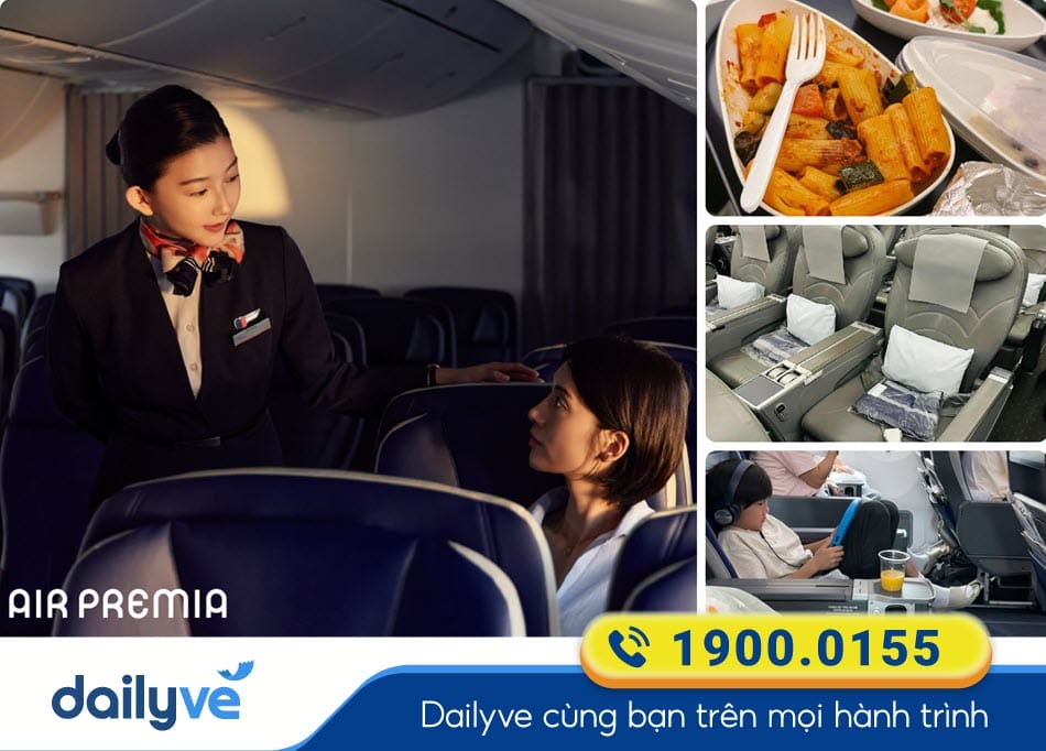 Tiện ích hiện đại của Hãng bay Air Premia