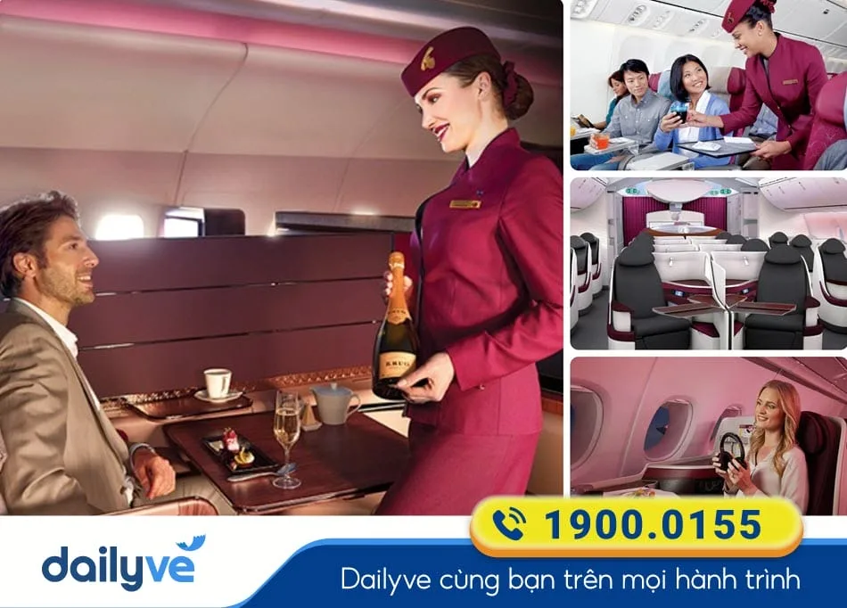Ưu điểm dịch vụ nổi bật của Hãng bay QR