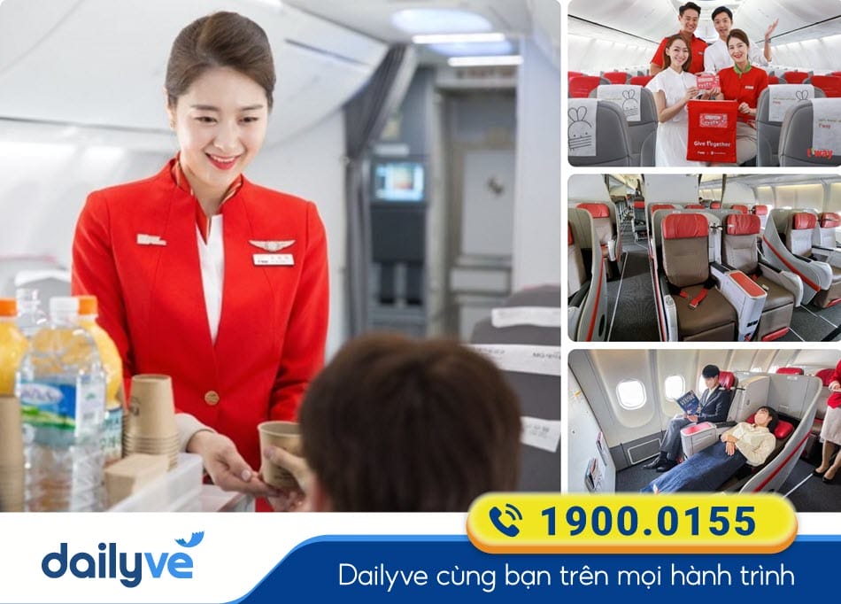 Ưu điểm nổi bật của Hãng bay T'way Air