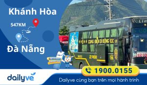 Vé xe Khánh Hòa đi Đà Nẵng