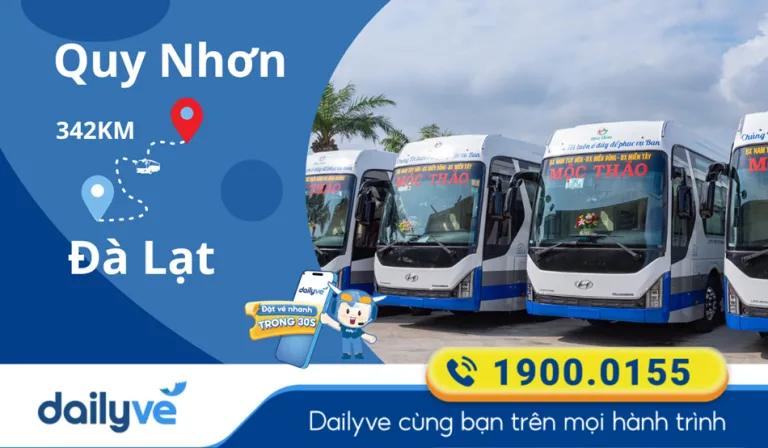 Vé xe Quy Nhơn đi Đà Lạt