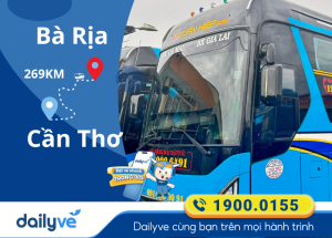 Vé xe từ Bà Rịa đi Cần Thơ