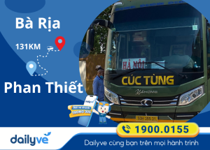 Vé xe từ Bà Rịa đi Phan Thiết
