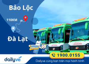 Vé xe từ Bảo Lộc đi Đà Lạt