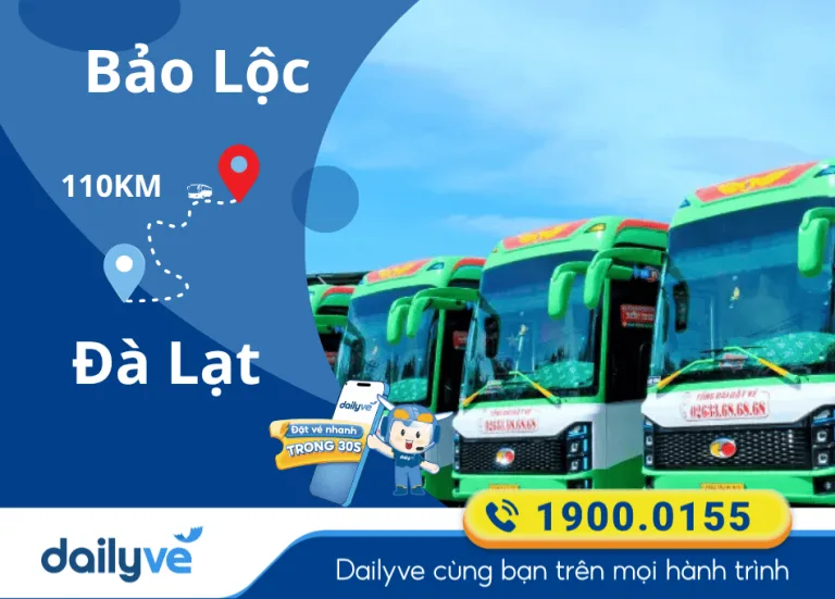 Vé xe từ Bảo Lộc đi Đà Lạt