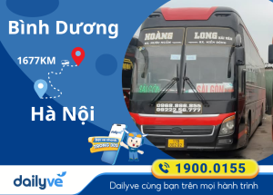 Vé xe từ Bình Dương đi Hà Nội