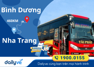 Vé xe từ Bình Dương đi Nha Trang