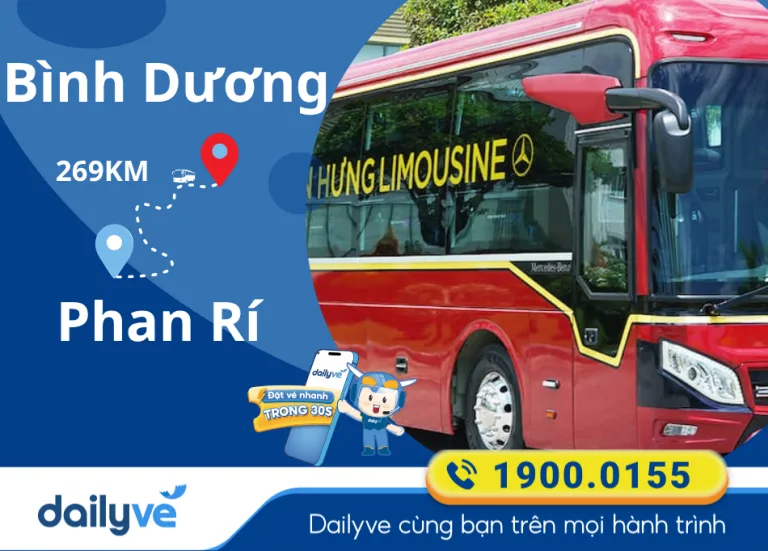 Vé xe từ Bình Dương đi Phan Rí