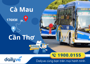 Vé xe từ Cà Mau đi Cần Thơ