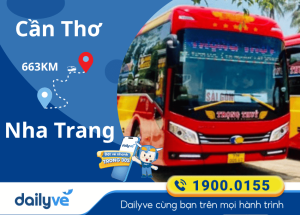 Vé xe từ Cần Thơ đi Nha Trang