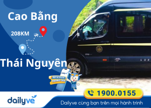 Vé xe từ cao Bằng đi Thái Nguyên
