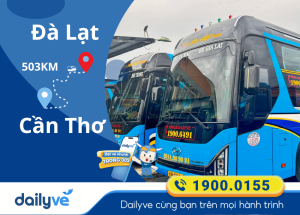 Vé xe từ Đà Lạt đi Cần Thơ