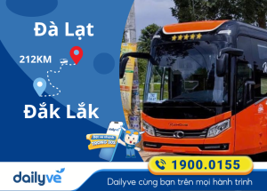 Vé xe từ Đà Lạt đi Đắk Lắk