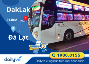 Vé xe từ DakLak đi Đà Lạt
