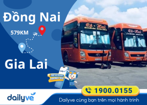 Vé xe từ Đồng Nai đi Gia Lai