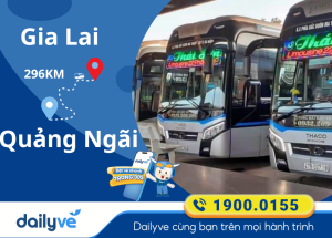Vé xe từ Gia Lai đi Quảng Ngãi