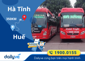 Vé xe từ Hà Tĩnh đi Huế