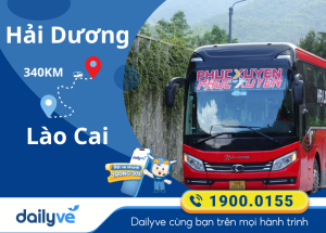 Vé xe từ Hải Dương đi Lào Cai