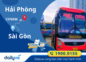 Vé xe từ Hải Phòng đi Sài Gòn