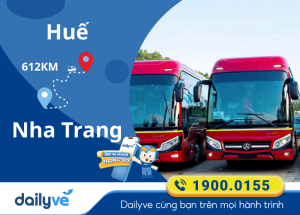 Vé xe từ Huế đi Nha Trang