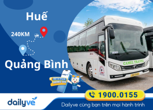 Vé xe từ Huế đi Quảng Bình