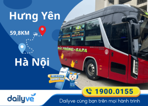 Vé xe từ Hưng Yên đi Hà Nội