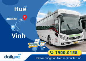 Vé xe từ Huế đi Vinh