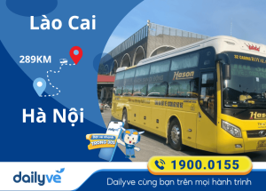 Vé xe từ Lào Cai đi Hà Nội