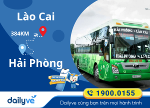 Vé xe từ Lào Cai đi Hải Phòng