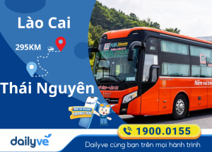 Vé xe từ Lào Cai đi Thái Nguyên