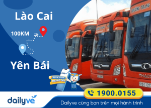 Vé xe từ Lào Cai đi Yên Bái
