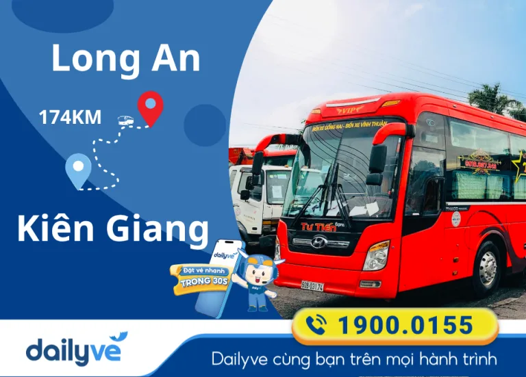 Vé xe từ Long An đi Kiên Giang