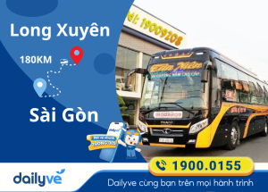 Vé xe từ Long Xuyên đi Sài Gòn