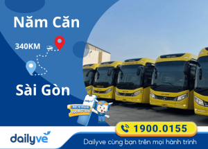Vé xe từ Năm Căn đi Sài Gòn