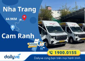 Vé xe từ Nha Trang đi Cam Ranh