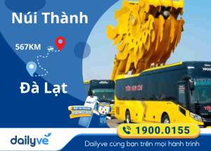 Vé xe từ Núi Thành đi Đà Lạt