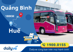 Vé xe từ Quảng Bình đi Huế