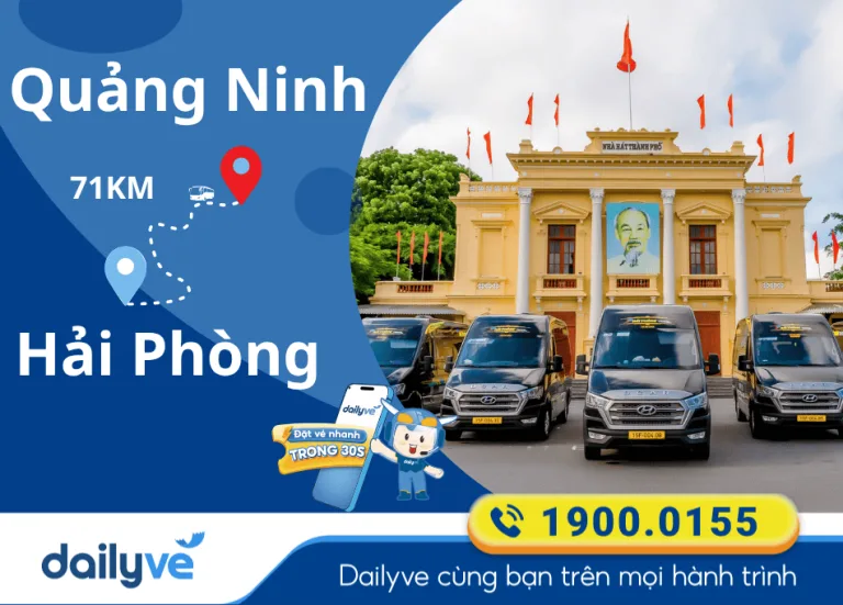 Vé xe từ Quảng Ninh đi Hải Phòng
